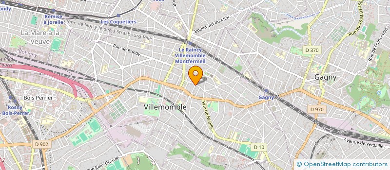 localisation de l'entreprise SCI IMMO à VILLEMOMBLE