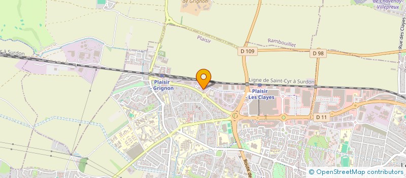 localisation de l'entreprise SCI IMMO 47  PLAISIR