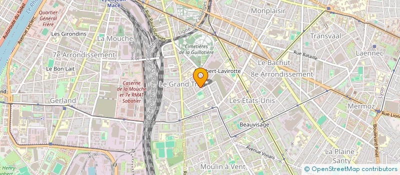 localisation de l'entreprise SCI IMMO 5  LYON