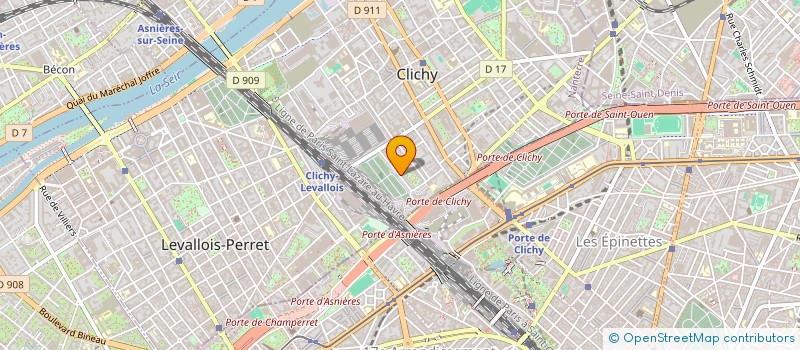 localisation de l'entreprise SCI IMMO à CLICHY