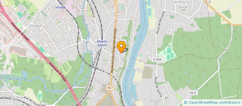 localisation de l'entreprise SCI IMMO 55 à CORBEIL-ESSONNES