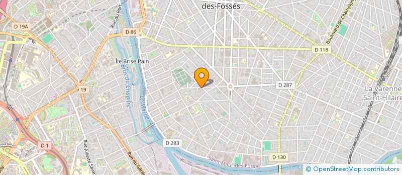 localisation de l'entreprise SCI IMMO 55 à SAINT-MAUR-DES-FOSSES