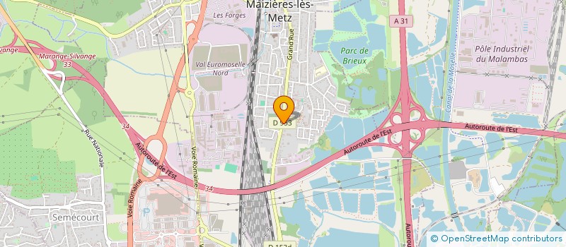 localisation de l'entreprise SCI IMMO 57-1  HAGONDANGE