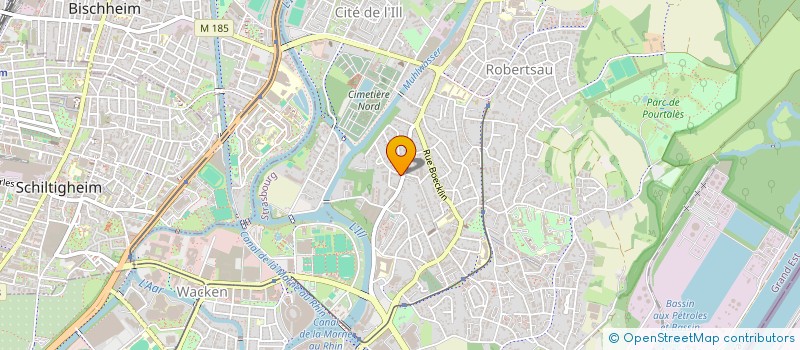 localisation de l'entreprise SCI IMMO 57  STRASBOURG