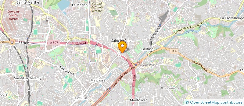 localisation de l'entreprise SCI IMMO 5B à MARSEILLE