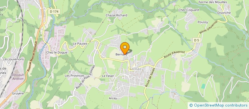 localisation de l'entreprise SCI IMMO.6260  VILLAZ