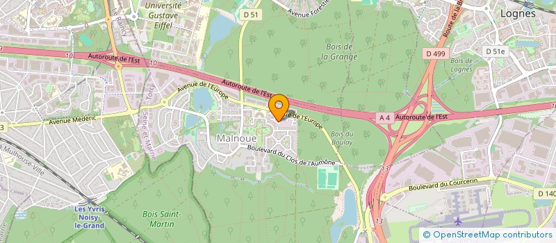 localisation de l'entreprise SCI IMMO 7 INK  EMERAINVILLE