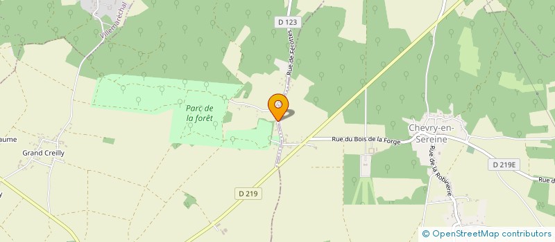 localisation de l'entreprise SCI IMMO 77  CHEVRY-EN-SEREINE