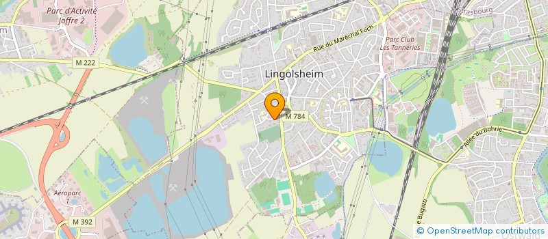 localisation de l'entreprise SCI IMMO 78  LINGOLSHEIM