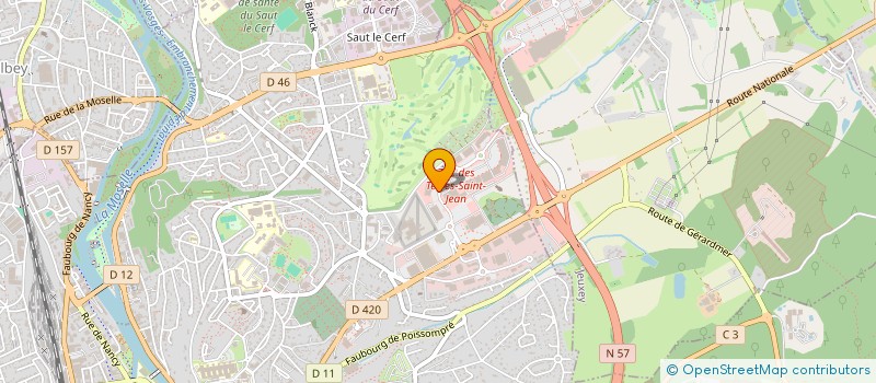 localisation de l'entreprise SCI IMMO 88 à EPINAL