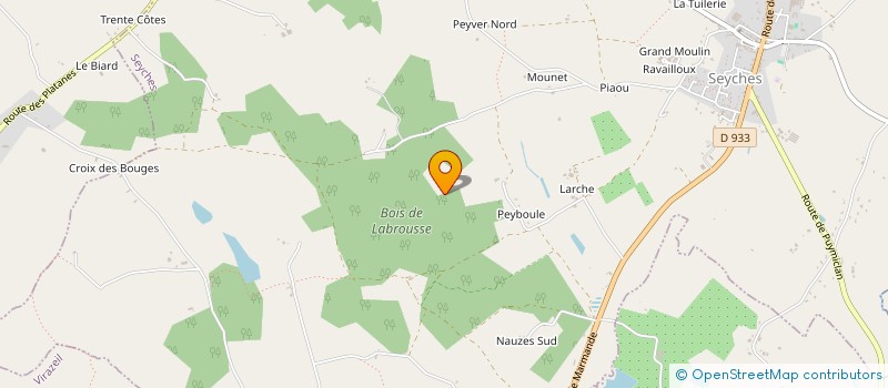 localisation de l'entreprise SCI IMMO 8811  SEYCHES