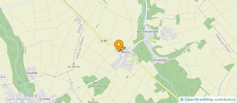 localisation de l'entreprise SCI IMMO 89  LES ORMES