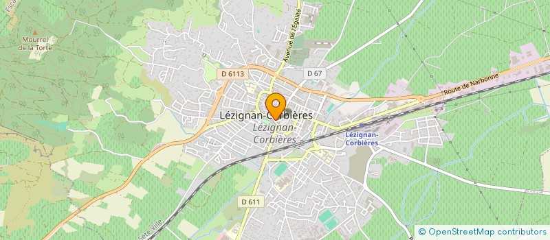 localisation de l'entreprise SCI IMMO  LEZIGNAN-CORBIERES