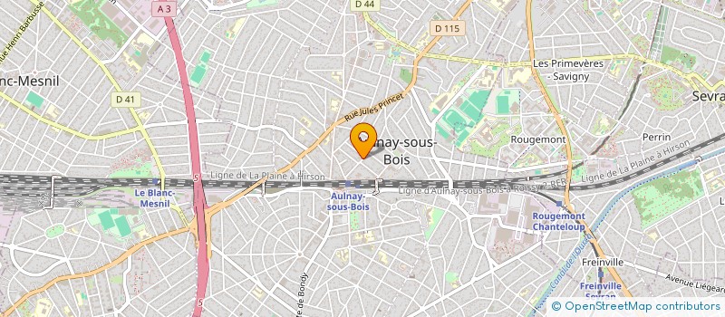 localisation de l'entreprise SCI IMMO 93 à AULNAY SOUS BOIS