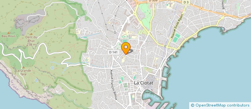 localisation de l'entreprise SCI IMMO  LA CIOTAT