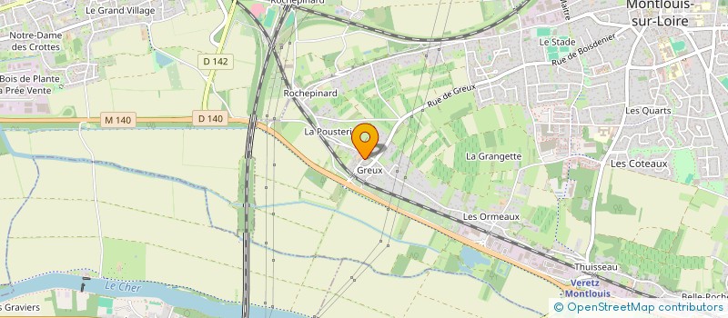 localisation de l'entreprise SCI IMMO  AZAY SUR CHER