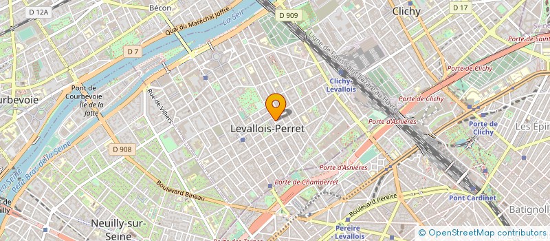 localisation de l'entreprise SCI IMMO A.B.A. à LEVALLOIS PERRET