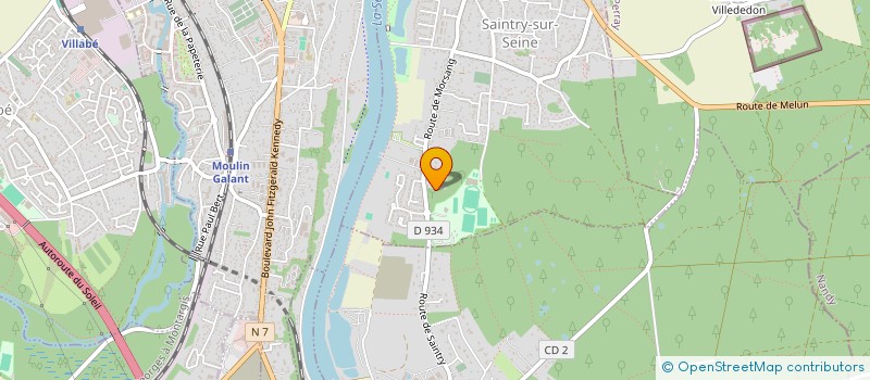 localisation de l'entreprise SCI IMMO AB 2 à SAINTRY-SUR-SEINE