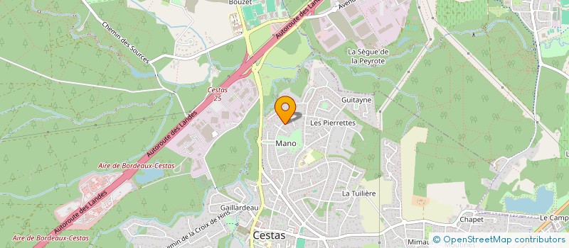 localisation de l'entreprise SCI IMMO ATLANTICO  CESTAS