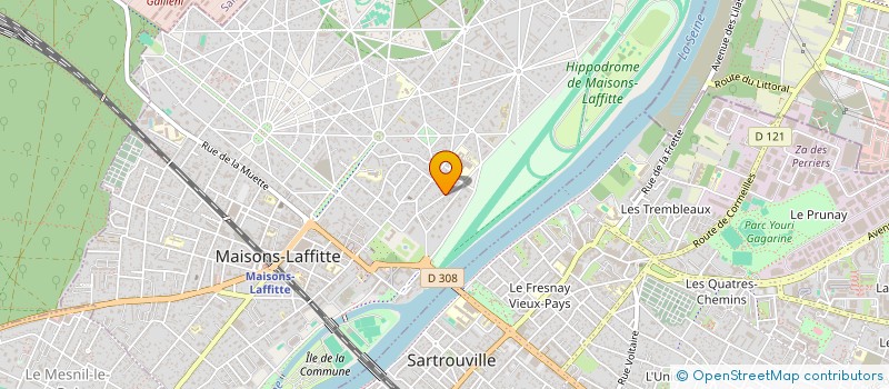 localisation de l'entreprise SCI IMMO AVENIR 37  MAISONS-LAFFITTE