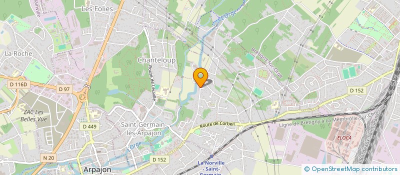 localisation de l'entreprise SCI IMMO AVENIR à SAINT-GERMAIN-LES-ARPAJON