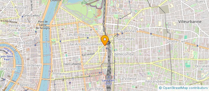 localisation de l'entreprise SCI IMMO B.  LYON