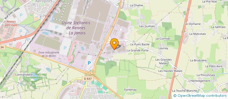 localisation de l'entreprise SCI IMMO B.A.  NOYAL-CHATILLON-SUR-SEICHE