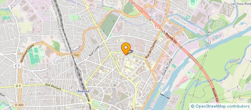 localisation de l'entreprise SCI IMMO B N 3  ROANNE