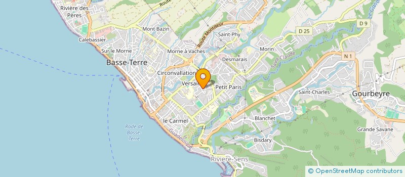 localisation de l'entreprise SCI IMMO-BAIL à BASSE-TERRE