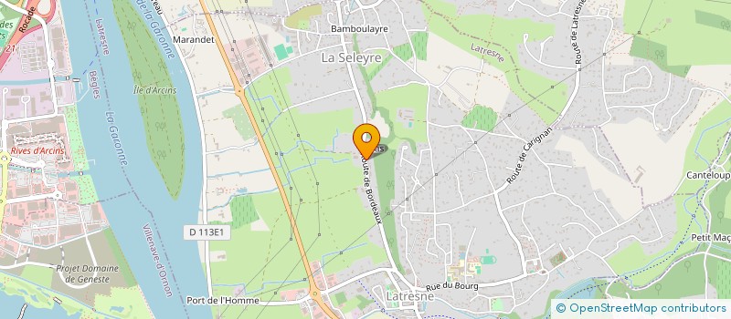 localisation de l'entreprise SCI IMMO BASTIDE  LATRESNE