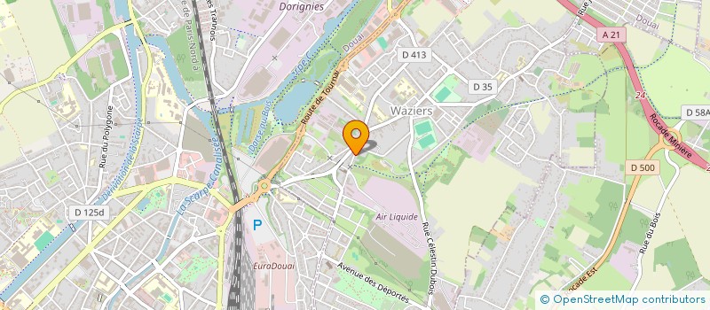 localisation de l'entreprise SCI IMMO BATOUL  WAZIERS