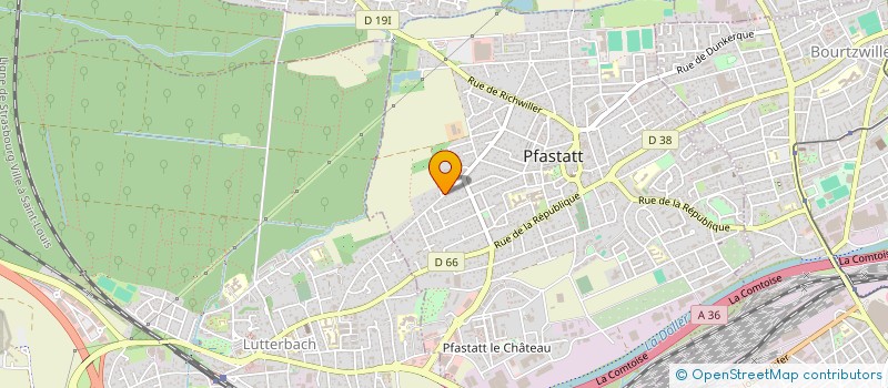 localisation de l'entreprise SCI IMMO BENSEL  PFASTATT