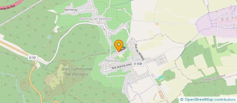 localisation de l'entreprise SCI IMMO BIANCHI  NORROY-LE-VENEUR