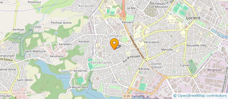 localisation de l'entreprise SCI IMMO BIBI  LORIENT