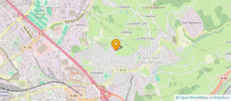 localisation de l'entreprise SCI IMMO BILL  SAINT-JEAN-BONNEFONDS