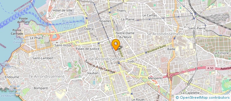 localisation de l'entreprise SCI IMMO BLANC  MARSEILLE