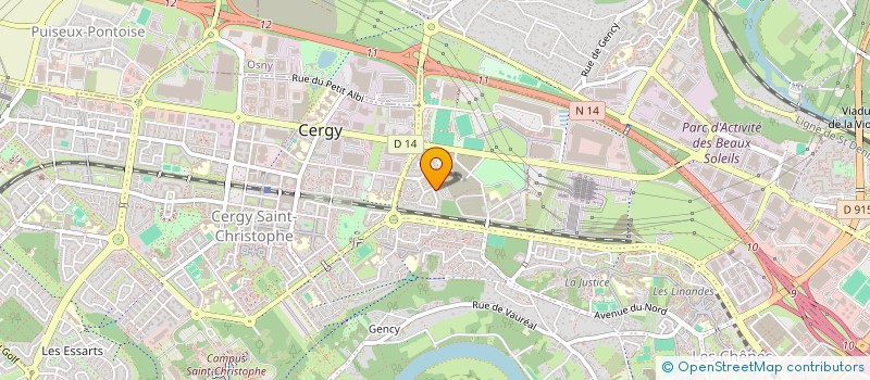 localisation de l'entreprise SCI IMMO BLAYM  CERGY