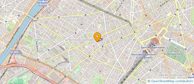 localisation de l'entreprise SCI IMMO BLOMET  PARIS