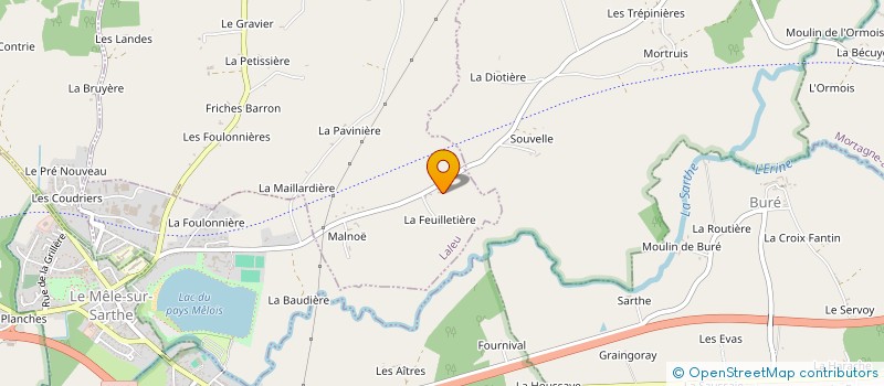 localisation de l'entreprise SCI IMMO BLONDEAU à SAINT-JULIEN-SUR-SARTHE
