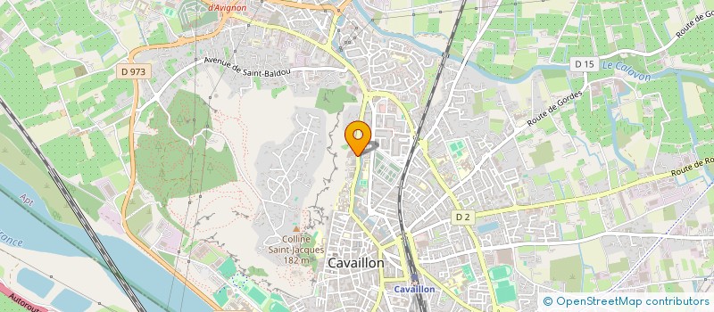 localisation de l'entreprise SCI IMMO BODY CENTER  CAVAILLON