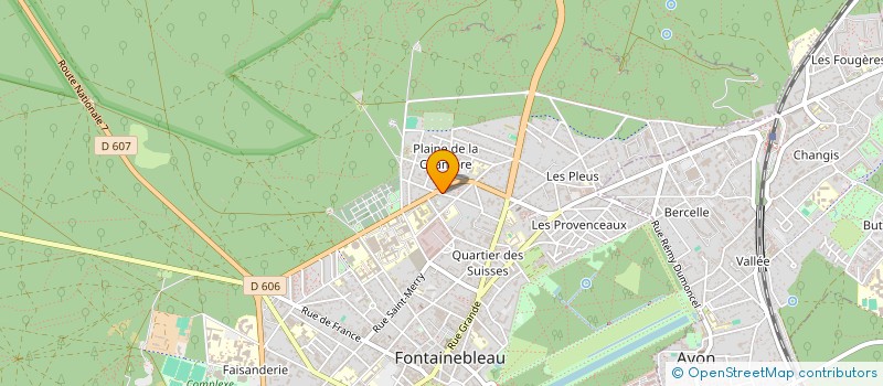 localisation de l'entreprise SCI IMMO BOIS  FONTAINEBLEAU