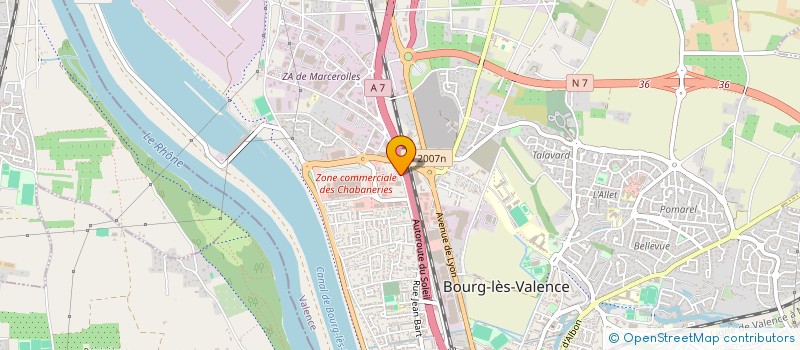 localisation de l'entreprise SCI IMMO BRAMS  BOURG-LES-VALENCE