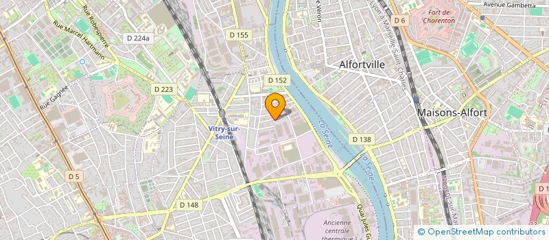 localisation de l'entreprise SCI IMMO C.K  VITRY-SUR-SEINE