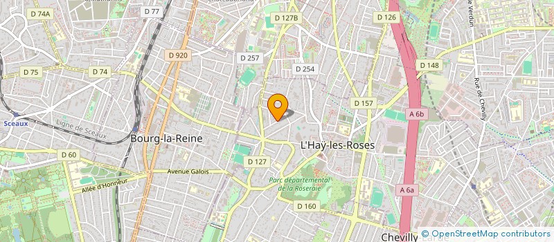 localisation de l'entreprise SCI IMMO C2O  L HAY LES ROSES