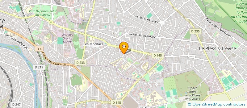 localisation de l'entreprise SCI IMMO CAB  CHAMPIGNY-SUR-MARNE