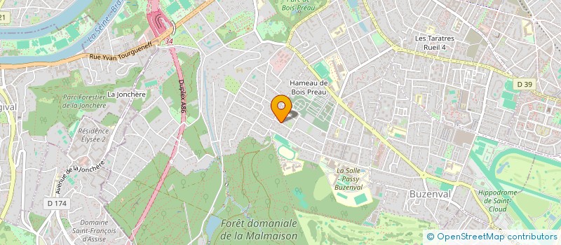 localisation de l'entreprise SCI IMMO CAMILIS à RUEIL-MALMAISON