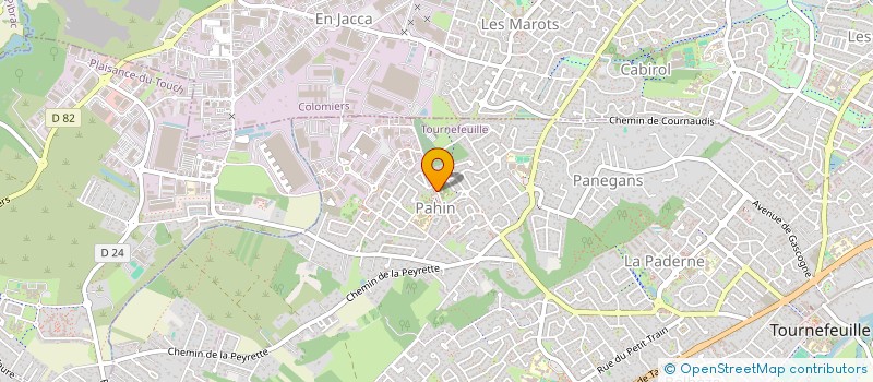 localisation de l'entreprise SCI IMMO CENTRE  TOURNEFEUILLE