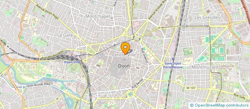 localisation de l'entreprise SCI IMMO CENTRE à DIJON