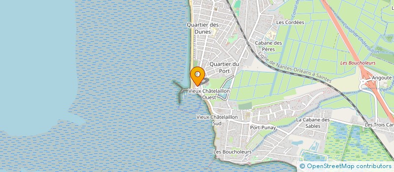 localisation de l'entreprise SCI IMMO CHATEL  CHATELAILLON-PLAGE