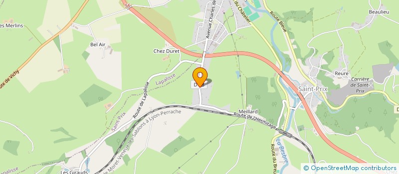 localisation de l'entreprise SCI IMMO-CHRIS  SAINT-PRIX